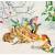 Serwetka decoupage firmy AMBIENTE ptaszki z koszykiem 25x25cm